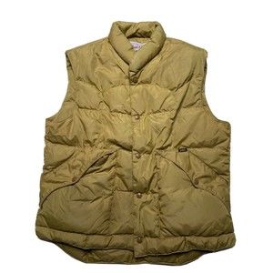 Vintage LEE Storm Rider Brown Puffer Vest Made in USA Men's Size XL